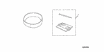 8U98SM4100R1 - Accessory Components: THREAD SET (BLACK) for Honda Image