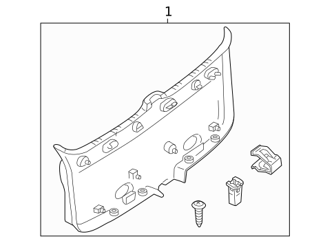 Interior Trim for 2011 Mercury Mariner #0