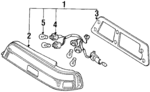 33500SK7A01 - Electrical: Combo Lamp Assembly for Acura Image