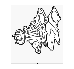 16100F9010 - Cooling System: Water Pump Assembly for Toyota Image