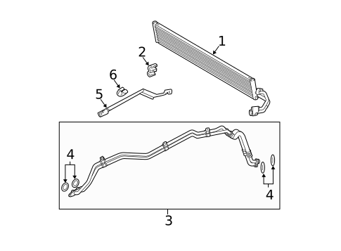 Trans Oil Cooler for 2013 Porsche Panamera #0