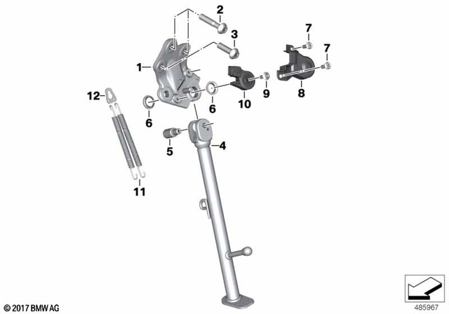 46539480225 - : Side Stand for BMW-Motorrad Image