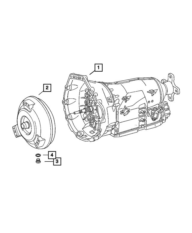 R5166351AC - NAG1; W5A380; 5-Speed; Automatic Transmission: Automatic Transmission for Dodge: Sprinter 2500, Sprinter 3500 Image