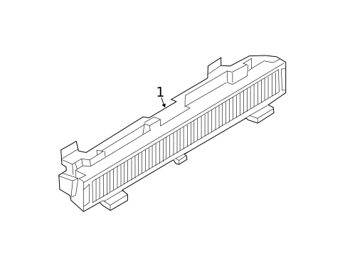 High Mounted Stop Lamp for 2016 Volkswagen Jetta #0
