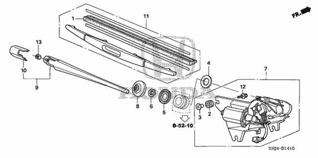 Rear Wiper for 2008 Honda Odyssey #0