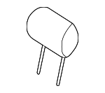 HAH000130JMN - Body: Headrest for Land-Rover Image