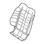HBR000023LUP - Body: Seat Back Panel for Land-Rover Image