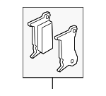 9Y0698451AB - Brakes: Brake Pads for Porsche: Cayenne Image