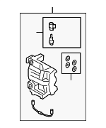9Y0615423AD - : Caliper for Porsche: Cayenne Image