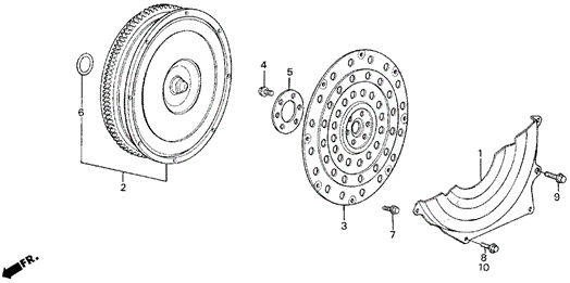 AT Torque Converter for 1988 Acura Integra #0