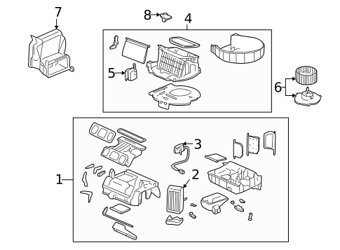 Heater for 1996 Acura Integra #0