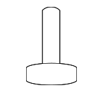 1291506201C - Body: Rail Assembly Bolt for Hyundai: Santa Cruz, Santa Fe, Tucson Image