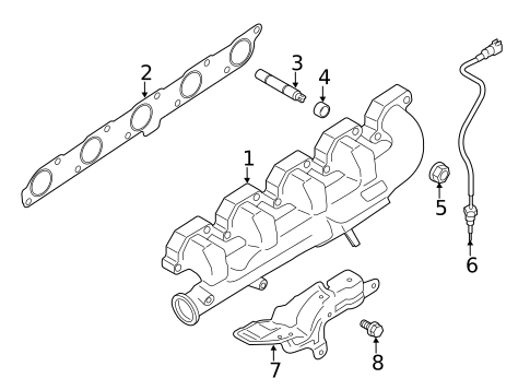 Exhaust Manifold for 2019 Ford Transit-150 #0