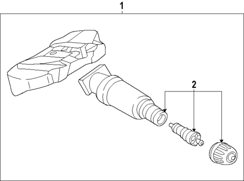Tire Pressure Monitor Components for 2025 BMW M2 #0