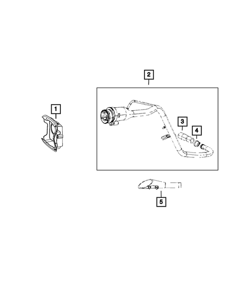 Fuel Tank Filler Tube for 2023 Dodge Charger #0