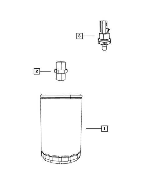 Engine Oiling, Oil Pan and Indicator (Dipstick) for 2008 Jeep Wrangler #2