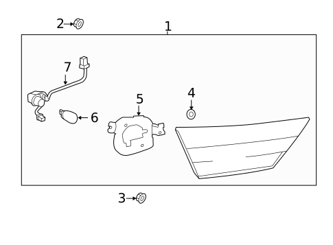 Backup Lamps for 2018 Toyota Avalon #0