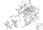 25161422276 - Gearshift: Bowden Cable Lock for BMW Image