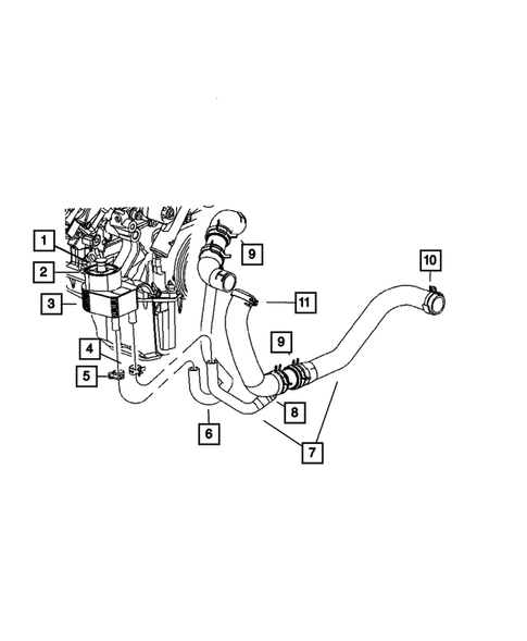 Engine Oil Cooler for 2023 Dodge Challenger #1