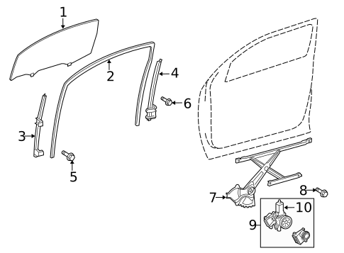 Front Door for 2018 Toyota Sequoia #0