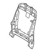 7144030C50 - Body: Seat Back Frame for Lexus: GS F, GS Turbo, GS200t, GS350, GS450h Image