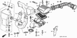 91405PG7003 - Electrical/Exhaust/Heater/Fuel: CLIP, HOSE (D13) for Honda Image