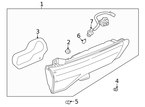 Exterior Trim - Lift Gate for 2025 Mitsubishi Outlander PHEV #1