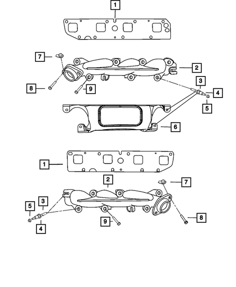 Manifolds and Vacuum Fittings for 2015 Dodge Durango #0