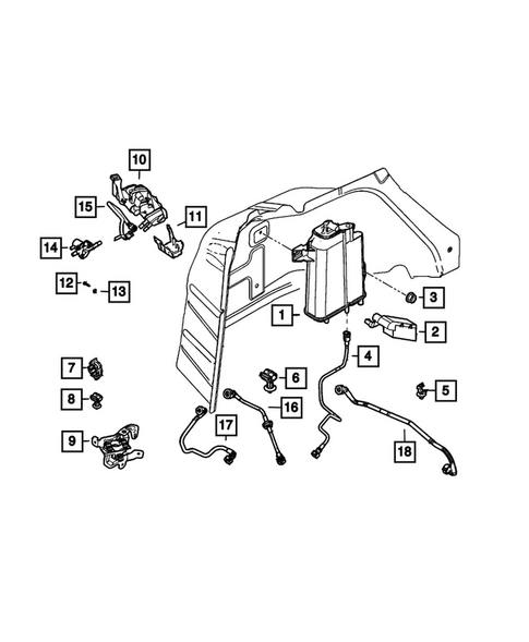Vacuum Canister/Leak Detection Pump for 2023 Jeep Renegade #0