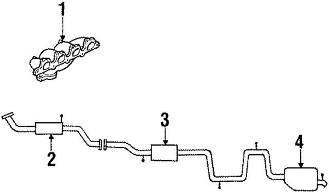F5RZ5230C - Exhaust: Exhaust Muffler for Ford Image