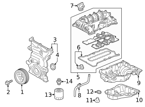 Engine Parts for 2018 Chevrolet Volt #0