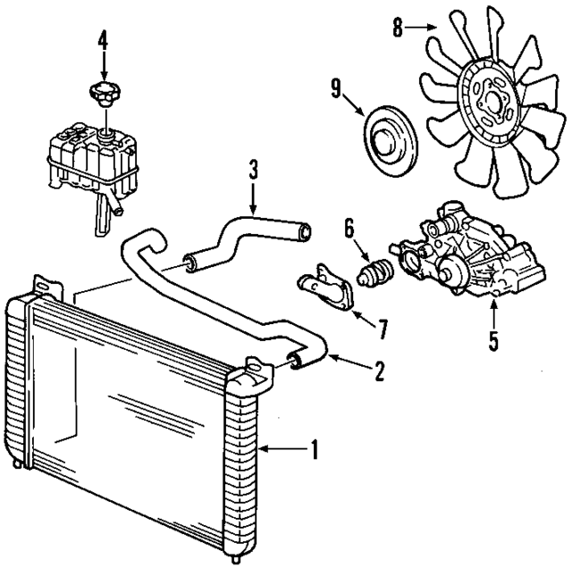 1511057 - Cooling System: ACDelcoâ„¢ Thermostat Housing for GM Image