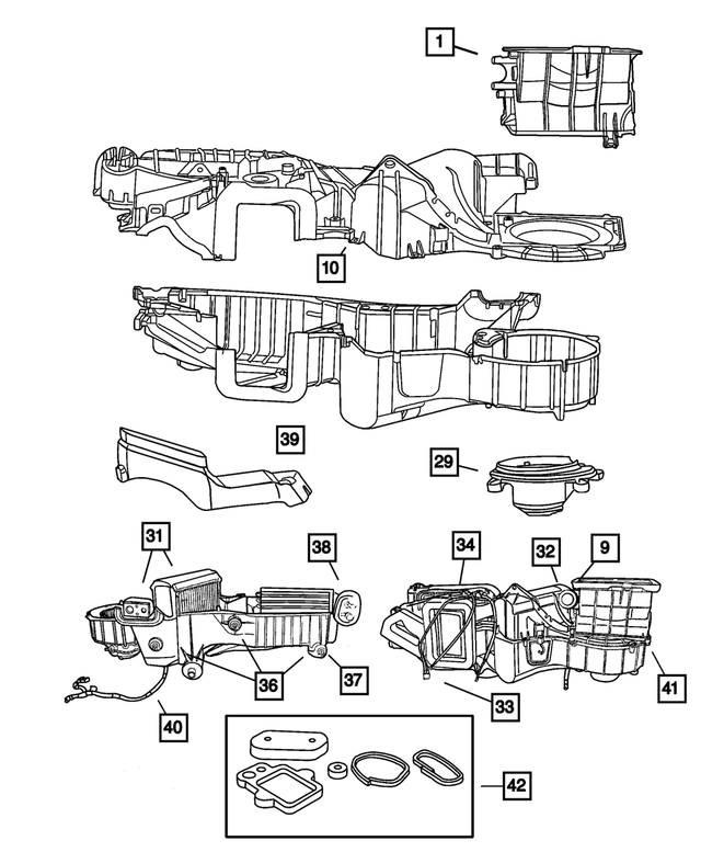 5104688AC - : Air Conditioning Evaporator for Mopar Image