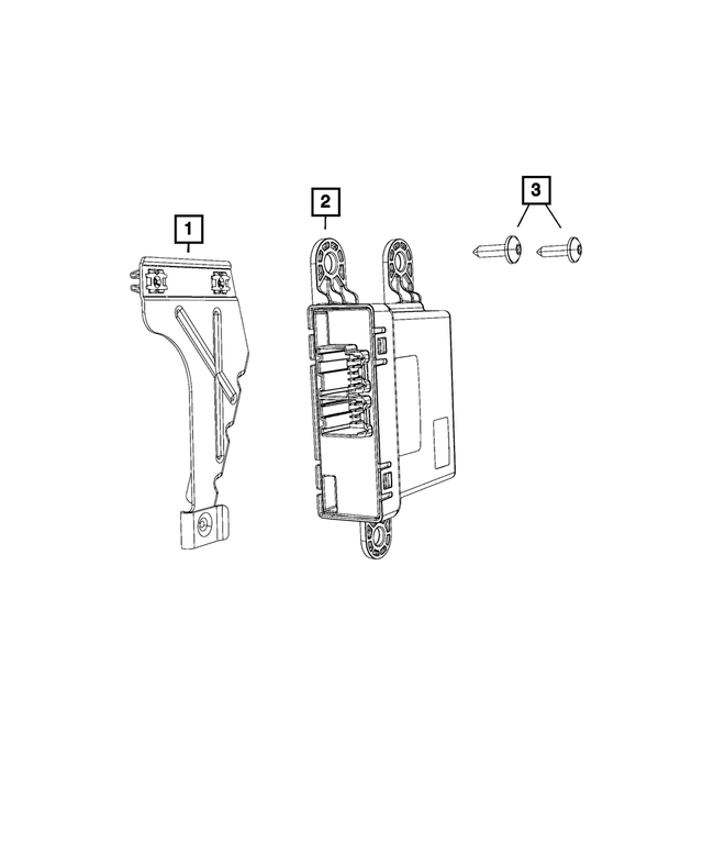 68334959AB - Electrical: Module Bracket for Mopar Image