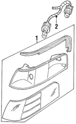 F2AZ13200A - Electrical: Park Lamp for Ford: Crown Victoria Image