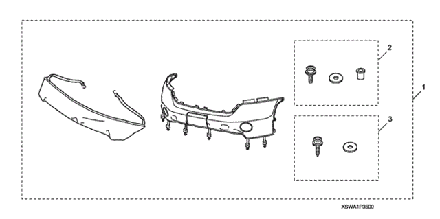Nose Mask (Full) (-'09) for 2008 Honda CR-V #0