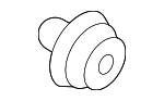 91560SZWJ01 - Body: Upper Quarter Trim Fastener for Acura Image