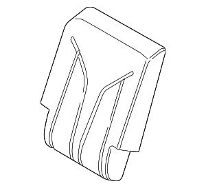 KA1Z5866600CD - : Seat Back Cover for Lincoln: Nautilus Image