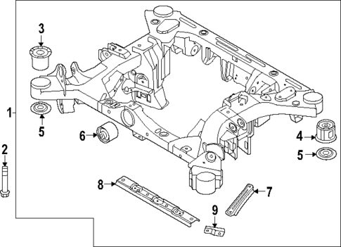 Suspension Mounting for 2025 Kia EV9 #0