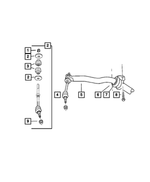 V5072934AE - Front Suspension &amp; Drive: Stabilizer Bar Link Kit for Mopar Image