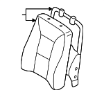876002Z422 - : Seat Back Assembly for Nissan Image