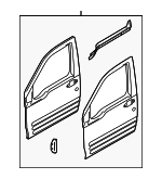 9T1Z6120124B - Body: Door Shell for Ford: Transit Connect Image