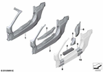 41007477971 - Bodywork: Side Frame, Exterior, Left for BMW Image