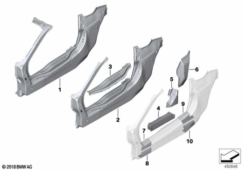 Body Side Panel for 2017 BMW i8 #0
