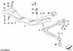 31129064875 - : Set Rubber Mounting F Wishbone for BMW Image