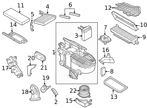 Blower Motor & Fan for 2010 Ford Transit Connect #0