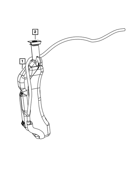 Engine Coolant Reservoir (Bottle) for 2013 Chrysler Town & Country #0