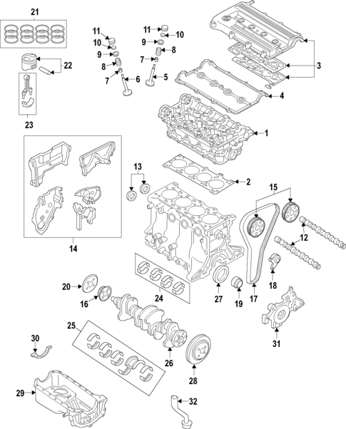 Engine for 1998 Mazda 626 | OEM Parts Online