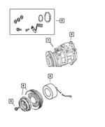 5014572AA - Air Conditioning &amp; Heater: A/c Compressor Clutch Overhaul Kit for Mopar Image