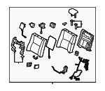 7149050K30A5 - Body: Seat Back Assembly for Lexus: LS460, LS600h Image